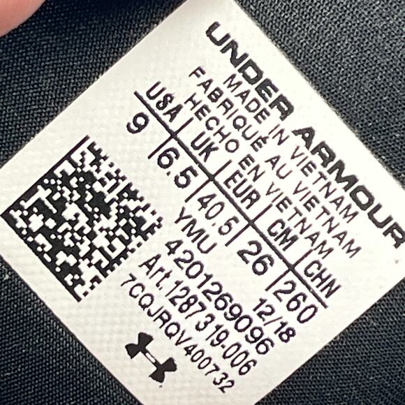 Under Armour Ignite VIII Slides Black Slip On Sandals 1287319-006 Women’s Size 9 - Picture 8 of 9